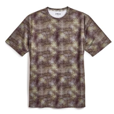 3 Paces Men's Nick Short Sleeve Printed T-Shirt