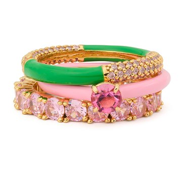Kate Spade Hint of Shimmer Stacking Ring Set