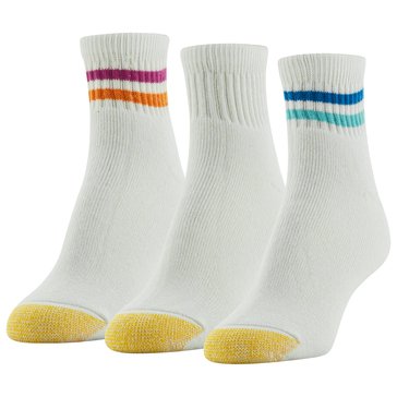 Gold Toe Women's Ultra Tec Quarter Socks 3-Pack