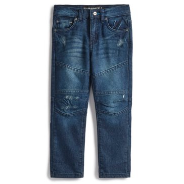 Tony Hawk Big Boys' Slim Straight Moto Jeans