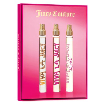 Juicy Courture Travel Spray 3-Piece Coffret