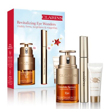 Clarins Double Serum Eye Firming/Hydrating Anti-Aging Skincare Set
