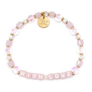 Little Words Project With Love Beaded Stretch Bracelet