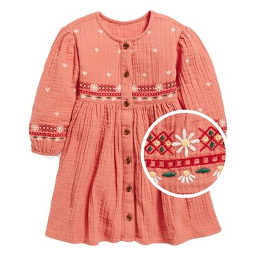 Old Navy Toddler Girls Crafted Shirt Dress