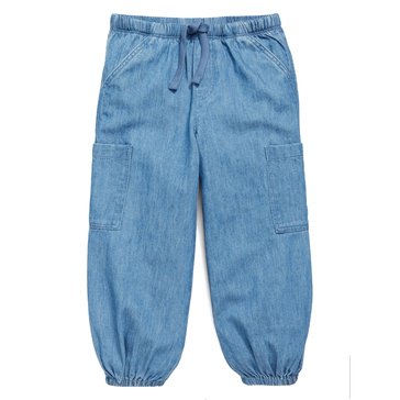 Old Navy Toddler Girls' Denim Parachute Cargo Pants