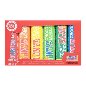 Tony's Chocolonely Rainbow Tasting Sampler Pack, 10.16oz