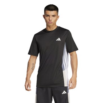 Adidas Men's Train Essentials Colorblock Tee 