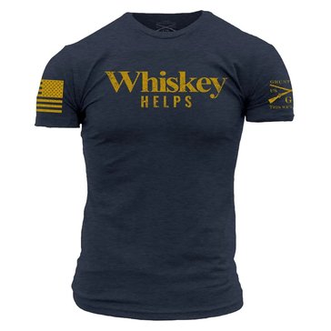 Grunt Style Whiskey Helps Short Sleeve Graphic Tee 