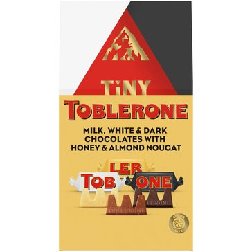 Toblerone Tiny Assorted Chocolate with Honey and Almond Nougat Bars, 7.61oz