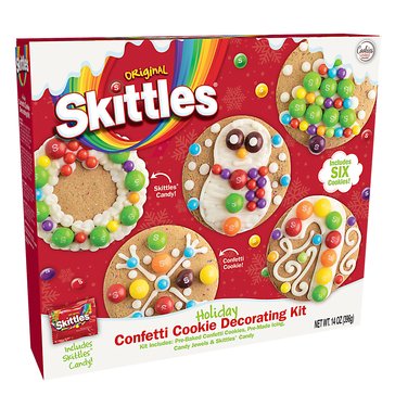 Cookies United Holiday Skittles Confetti Cookie Decorating Kit