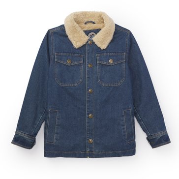 Urban Republic Toddler Boys' Sherpa Denim Trucker Jacket