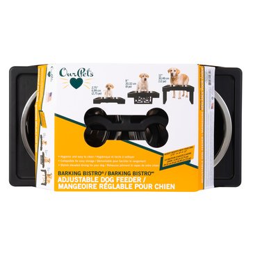 Petmate Barking Bistro 3-Level Elevated Feeder
