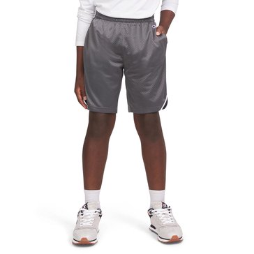 Champion Big Boys' No Logo Mesh Active Shorts
