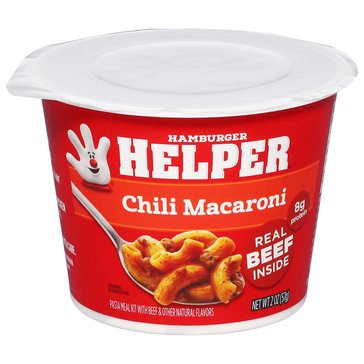 Hamburger Helper Microwavable Cups Chili Macaroni, 2oz