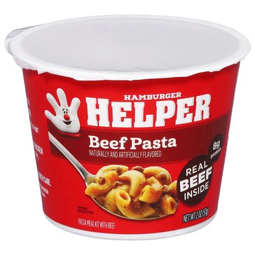 Hamburger Helper Microwavable Cups Beef Pasta, 2oz