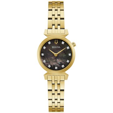 Bulova Women's Reggata Quartz Diamond Accent Bracelet Watch