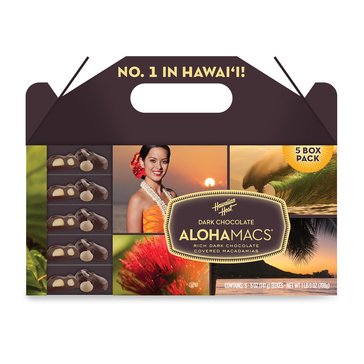 Hawaiian Host Alohamacs Dark Chocolates