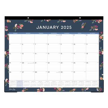 BlueSky Ashlyn Navy 22x17 Desk Pad Planner