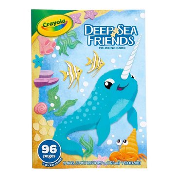 Crayola Deep Sea Friends Coloring Book, 96-Pages