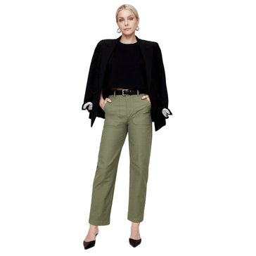 Banana Republic Women's Hi Rise Barrel Leg Utility Pants