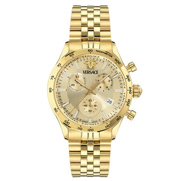 Versace Men's Hellenyium Chrono Petite Bracelet Watch
