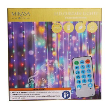 Mikasa Musical Curtain String Lights