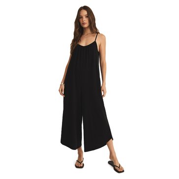 Z Supply Women's Textured Flared Jumpsuit