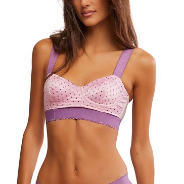 Free People Women's Printed Viva La Longline Bra