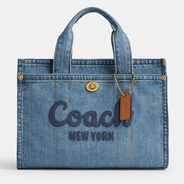 COACH Denim Cargo Tote 26