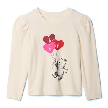 Gap Toddler Girls' Brannon Heart Balloon Graphic Tee
