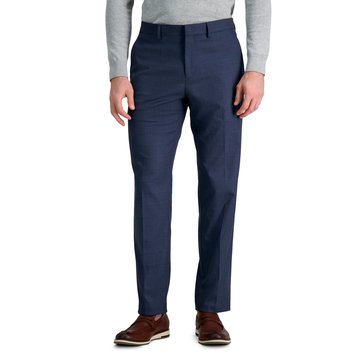 Haggar Men's J.M Sharkskin Windowpane Tailored Fit Suit Pant 