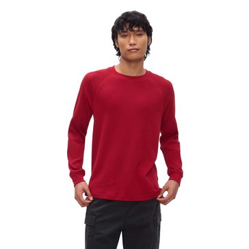 Gap Men's Long Sleeve Waffle Crew Top