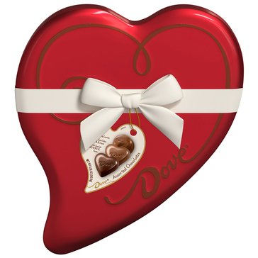 Dove Valentine's Assorted Truffle Heart Tin, 8.55oz