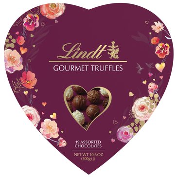 Lindt Valentine's Gourmet Truffles Heart, 10.6oz