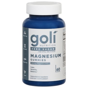 Goli Nutrition Magnesium Sugar Free Gummies