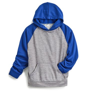 3 Paces Big Boys' Space Dye Baseball Sleeve Pullover Hoodie