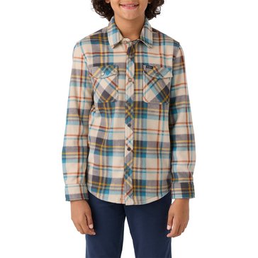 O'Neill Big Boys' Glacier Plaid Superfleece Shirt