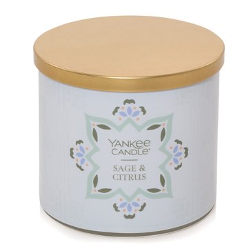 Yankee Candle Sage and Citrus 3-Wick Candle