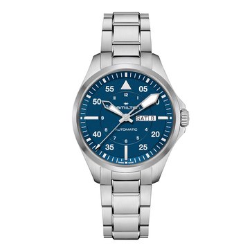 Hamilton Men's Khaki Aviation Pilot Day Date Automatic Bracelet Watch