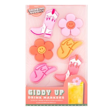 NPW Giddy Up Drink Markers, Set of 6
