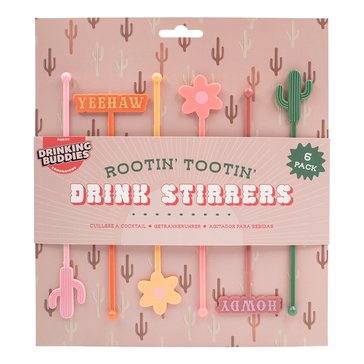 NPW Rootin Tootin Drink Stirrers 6 Pack