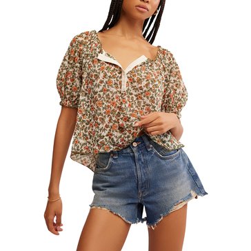 Free People Women's Astra Peasant Top