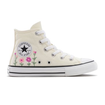 Converse Little Girls' CTAS Hi Floral Sneaker