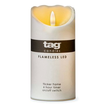Tag Weathered 3x6 LED Pillar