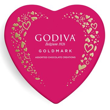Godiva Valentine's Goldmark 14-Piece Assorted Heart Box