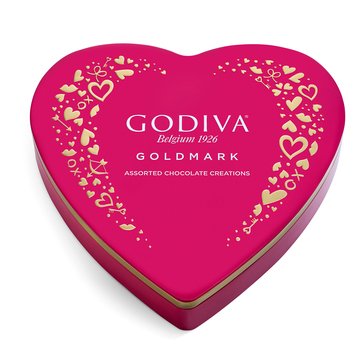 Godiva Valentine's Goldmark 9-Piece Assorted Heart Box