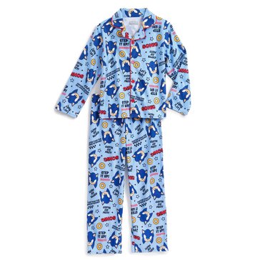 Sonic Little Boys' 2-Piece Coat Pajama Set