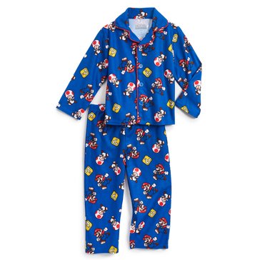 Mario Little Boys' Coat Pajama Set 2-Piece 