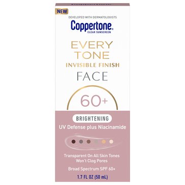Coppertone Every Tone SPF 60 Face Brighten