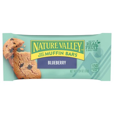 Nature Valley Short Baked Blueberry Muffin Bar, 1.24oz